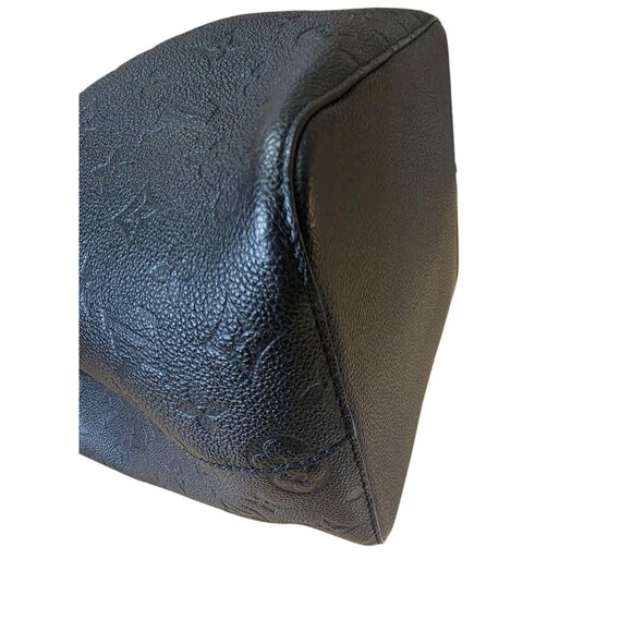 LOUIS VUITTON NeoNoe Empreinte Leather Tote Bucket Bag Noir Black EUC - Picture 5 of 10